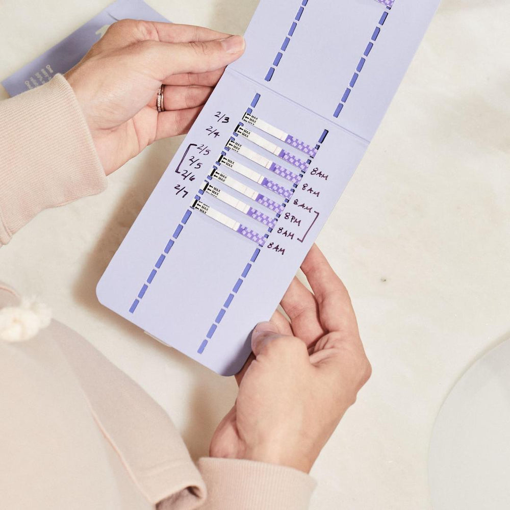 Ovulation Predictor Kit: Ovulation Strips, Cup & Tracker | 3 Kits | Over 99% Accurate